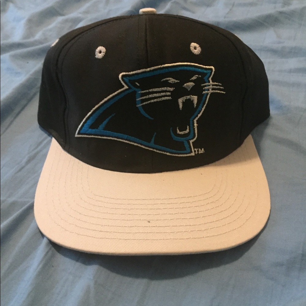 Vtg 90s Carolina Panthers SnapBack Hat NEVER WORN